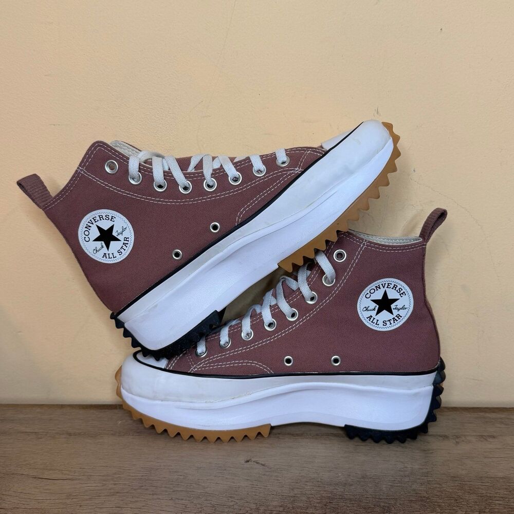 Converse Run Star Hike Hi Platform Sneakers size 9 women’s shoes mauve
